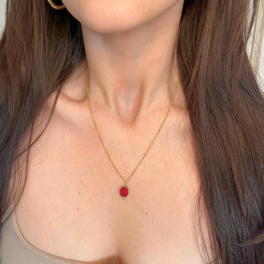 Rhea Red Necklace