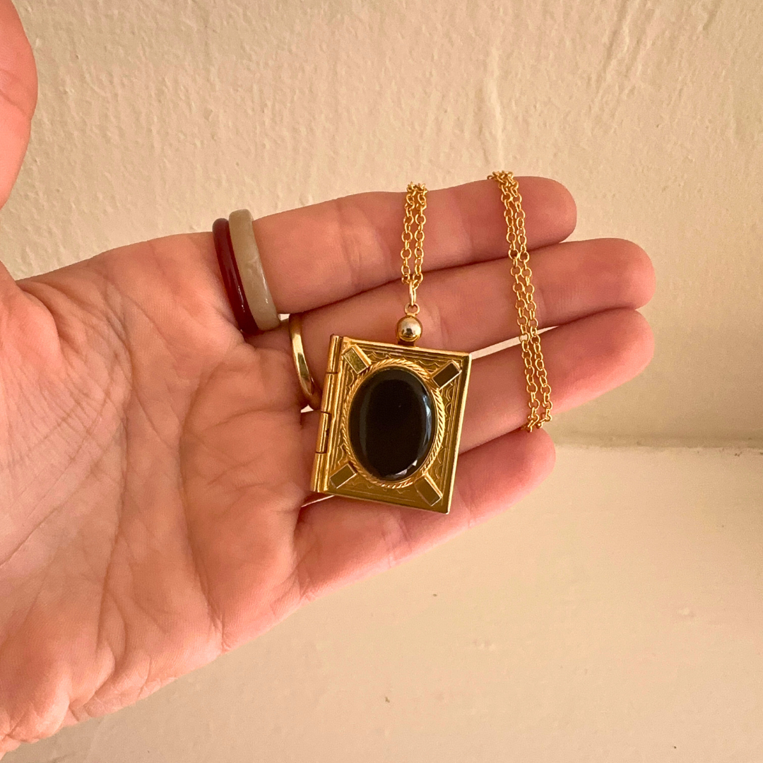 Square Locket Necklace