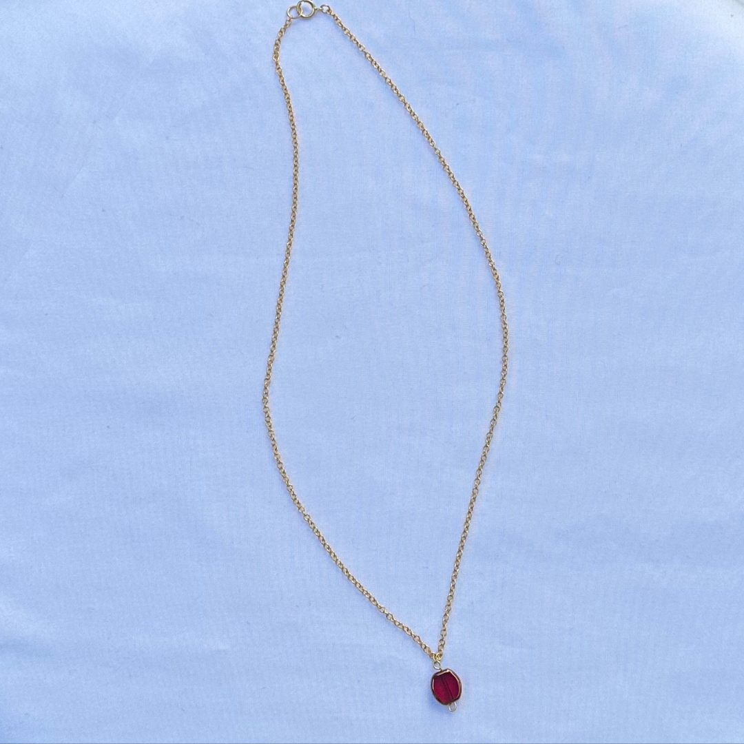 Rhea Red Necklace